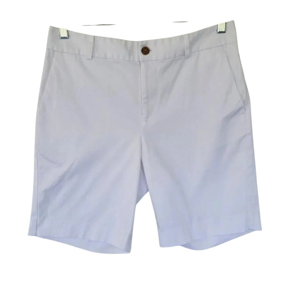 Lauren Ralph Lauren Classic Dress Shorts White Womens Size 10 Cotton Stretch
